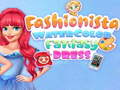 Trò chơi Fashionista Watercolor Fantasy Dress