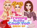 Trò chơi Trendy Ruffle Crop Top Dress Up