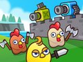 Trò chơi Merge Cannon: Chicken Defense