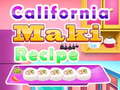 Trò chơi California Maki Recipe