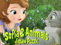 Trò chơi Sofia And Animals Jigsaw Puzzle