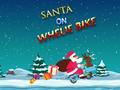 Trò chơi Santa On Wheelie Bike