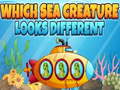 Trò chơi Which Sea Creature Looks Different