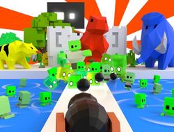 Trò chơi Bowling vs Zombies Factory 3D online.