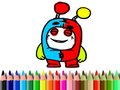 Trò chơi Back to School: OddBods Coloring Book