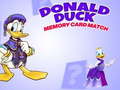 Trò chơi Donald Duck memory card match