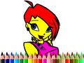 Trò chơi Back To School Winks Coloring Book