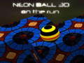 Trò chơi Neon Ball 3d on the run