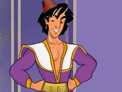 Trò chơi Aladdin ăn mặc lên online.