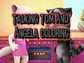 Trò chơi Talking Tom and Angela Coloring