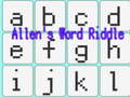 Trò chơi Allen's Word Riddle