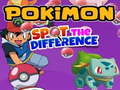 Trò chơi Pokimon Spot the differences
