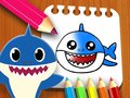 Trò chơi Baby Shark Coloring Book