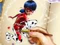 Trò chơi Dotted girl coloring book