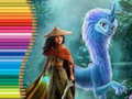 Trò chơi Coloring Book for Raya And The Last Dragon