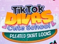 Trò chơi TikTok Divas Cute School Pleated Skirt Looks
