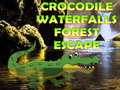 Trò chơi Crocodile Waterfalls Forest Escape