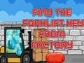 Trò chơi Find The Forklift Key From Factory 