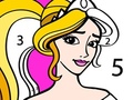 Trò chơi Princess Coloring By Number