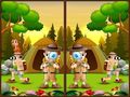 Trò chơi Spot 5 Differences Camping