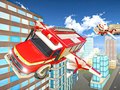 Trò chơi Flying Fire Truck Driving Sim