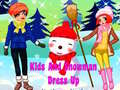 Trò chơi Kids and Snowman Dress Up