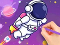 Trò chơi Coloring Book: Astronaut