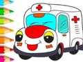 Trò chơi Coloring Book: Ambulance