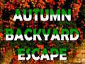 Trò chơi Autumn Backyard Escape 