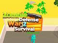 Trò chơi Zombie defense War Z Survival 