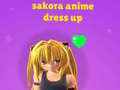 Trò chơi Sakora Anime Dress Up