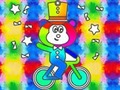 Trò chơi Coloring Book: Monkey Rides Unicycle