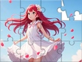 Trò chơi Jigsaw Puzzle: White Dress Girl