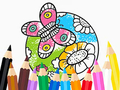 Trò chơi Coloring Book: Butterfly With Flowe