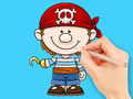 Trò chơi Coloring Book: Pirate