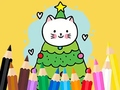 Trò chơi Coloring Book: Cats And Christmas Tree