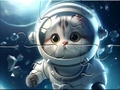 Trò chơi Jigsaw Puzzle: Astronaut-Cat