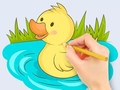 Trò chơi Coloring Book: Baby Duck Swim