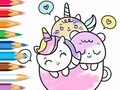 Trò chơi Coloring Book: A Cup Of Unicorn