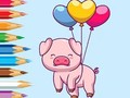 Trò chơi Coloring Book: Balloon Pig