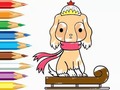 Trò chơi Coloring Book: Dog-Riding-Sled
