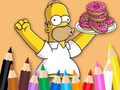 Trò chơi Coloring Book: Simpson Doughnut