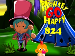 Trò chơi Monkey Go Happy Stage 824