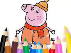 Trò chơi Coloring Book: Mommy Pig Winter