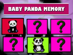 Trò chơi Baby Panda Memory