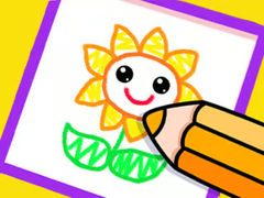 Trò chơi Toddler Drawing: Beautiful Flower
