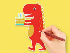 Trò chơi Coloring Book: Dinosaur Birthday