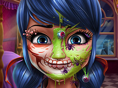 Trò chơi Dotted Girl Halloween Makeup