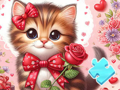Trò chơi Jigsaw Puzzle: Bowknot Cat