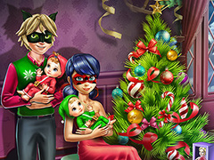 Trò chơi Dotted Girl Family Christmas